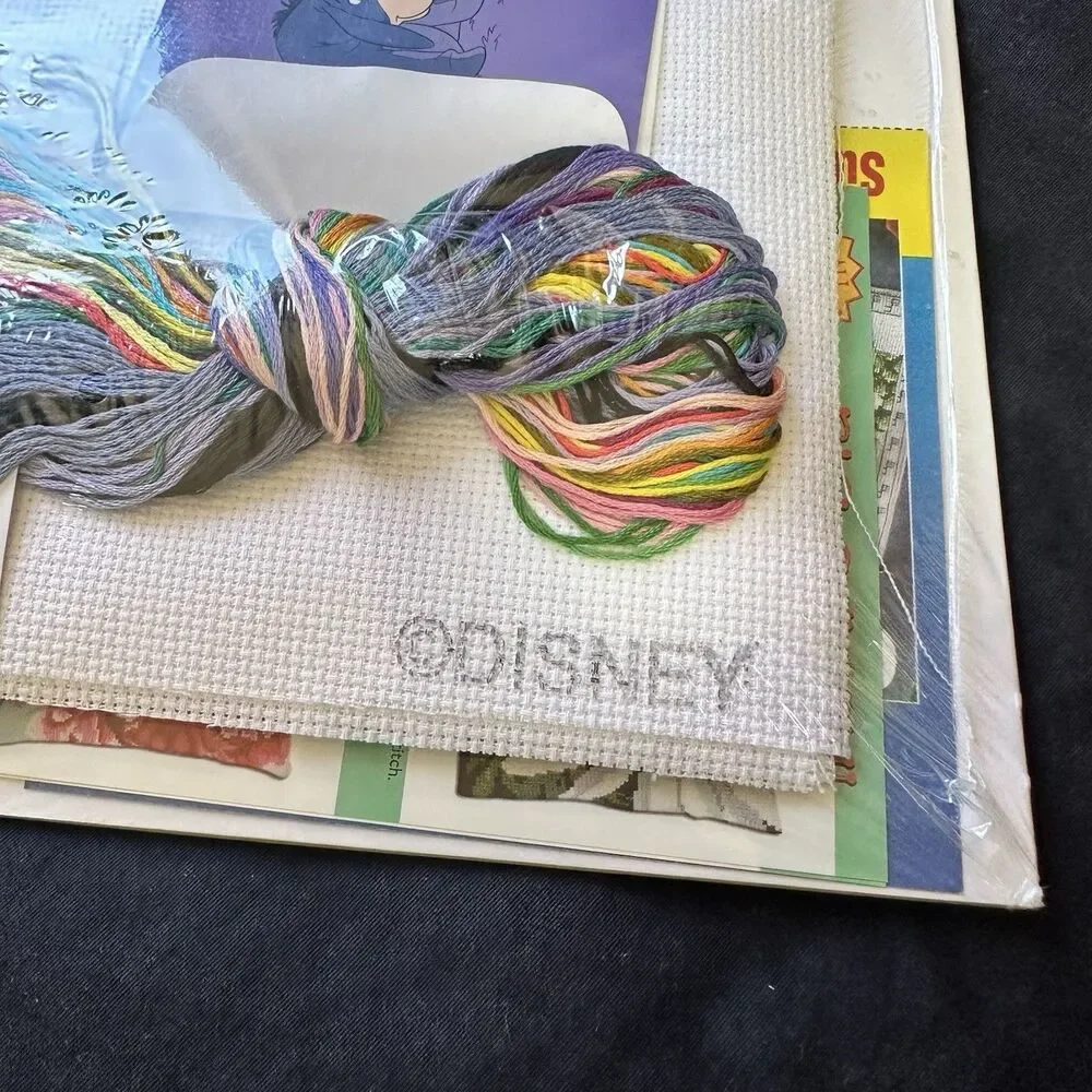 Disney Eeyore Butterflies Counted Cross Stitch Kit 1134-30 Janlynn 11” x 14” USA